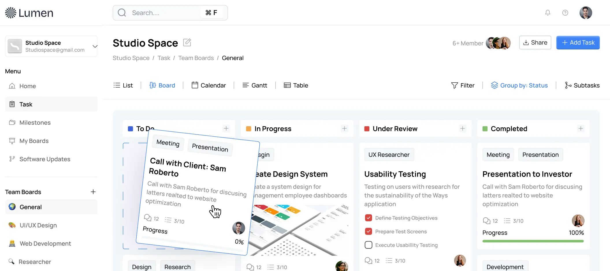 Assoly dashboard